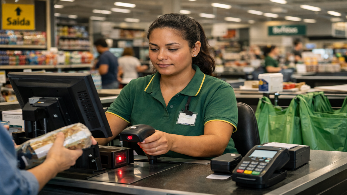 o que faz um operador de caixa de supermercado - e por que essa função é tão importante para operação