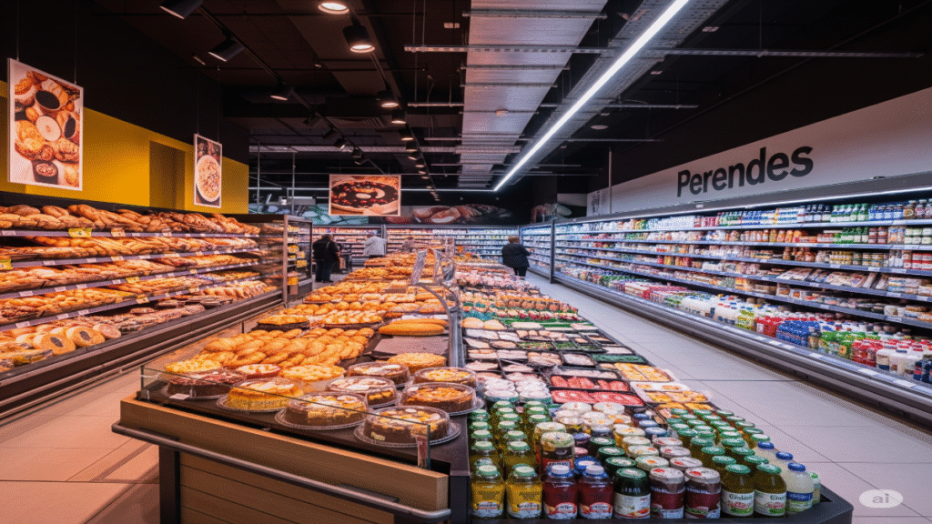 Iluminação de supermercado