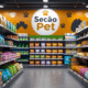 Produtos para pet nos supermercados.