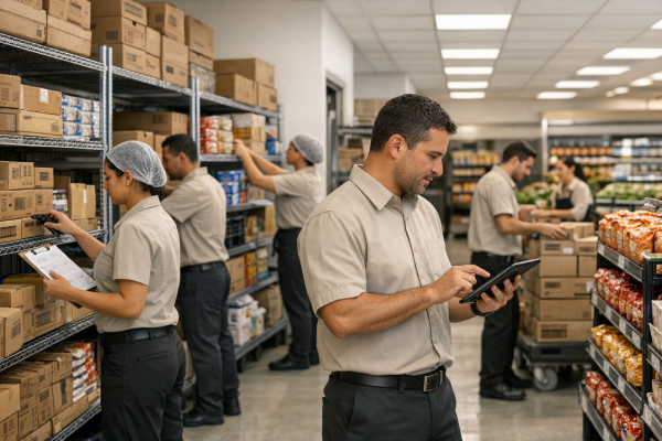 Processos operacionais em supermercado brasileiro