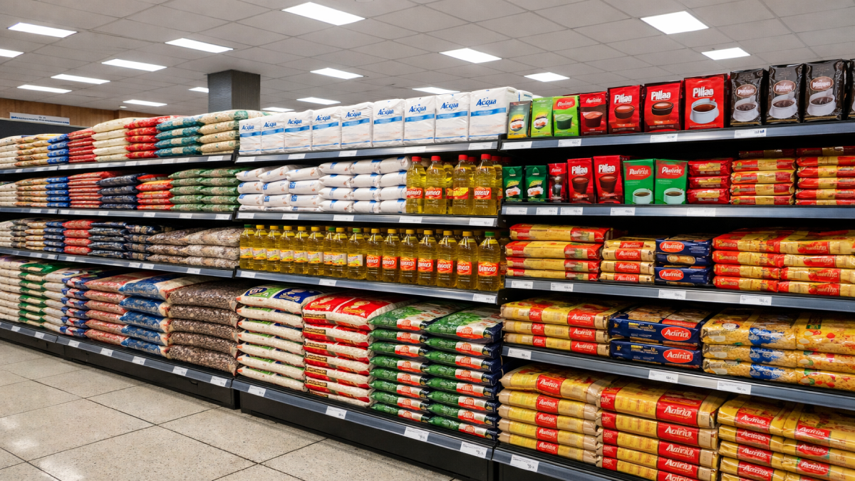 Produtos de mercearia mais vendidos