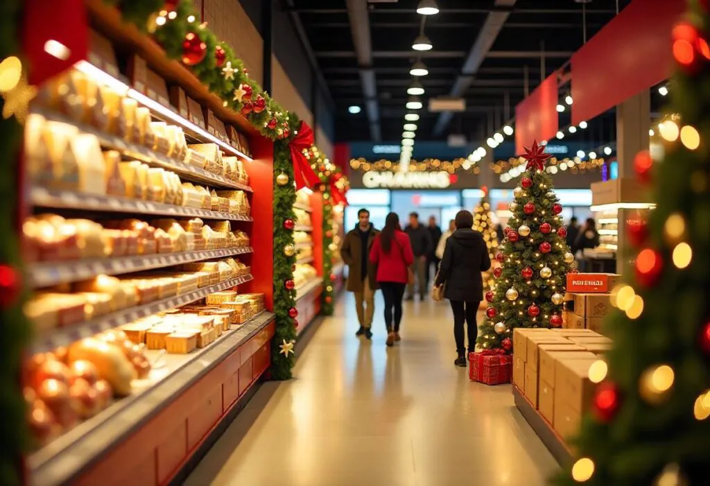 A venda do dia 23 de dezembro no supermercado