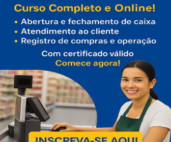 banner curso operador de caixa