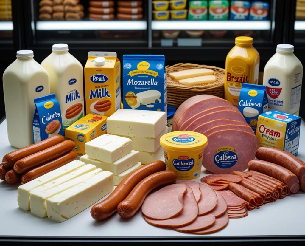 10 produtos de frios e laticínios mais vendidos no supermercado
