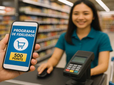 programa de fidelidade no supermercado