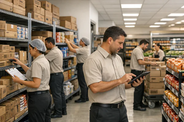 Processos operacionais em supermercado brasileiro