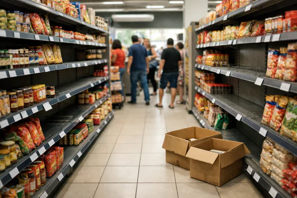 Erros do supermercado